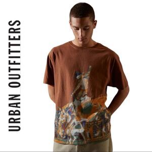 NEW BDG Urban Outfitters UO Worn Down Graphic Shirt T-Shirt Tee XL